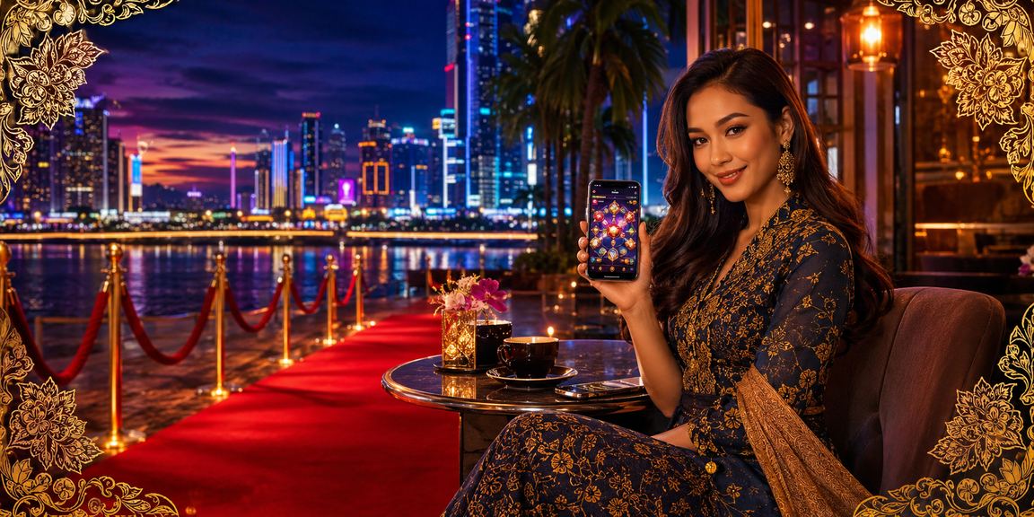 Pengalaman kasino eksklusif dengan aplikasi good4d berlatarbelakang batik Kuala Lumpur